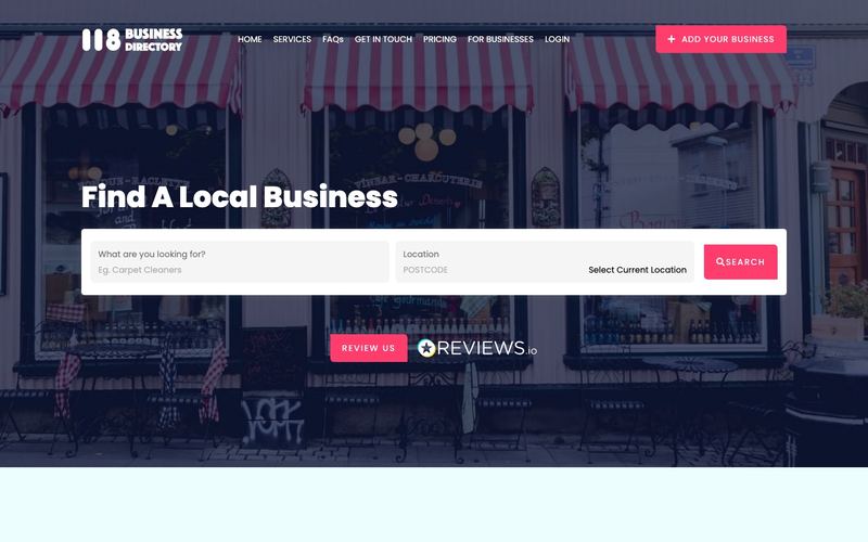 118 Business Directory — screenshot