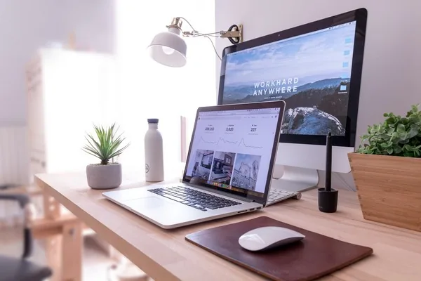 A responsive website on a laptop, tablet and phone