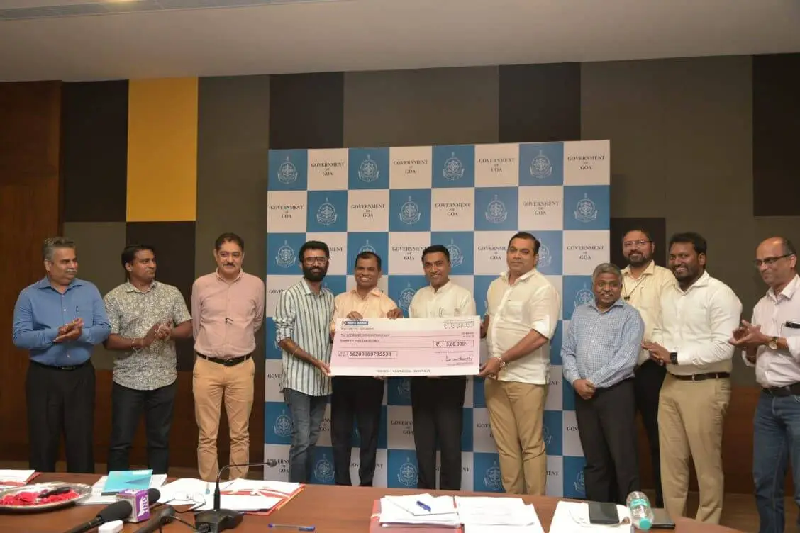 Seed funding awarded by the Government of Goa